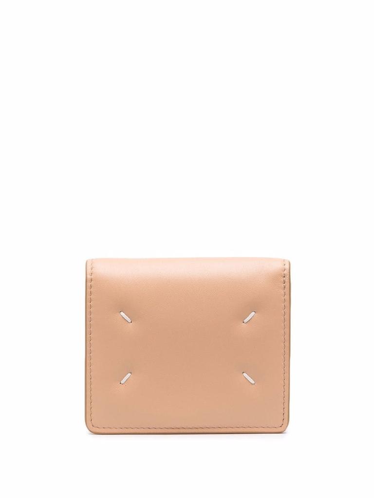 Maison Margiela Women's  Pink Leather Wallet商品第1张图片规格展示