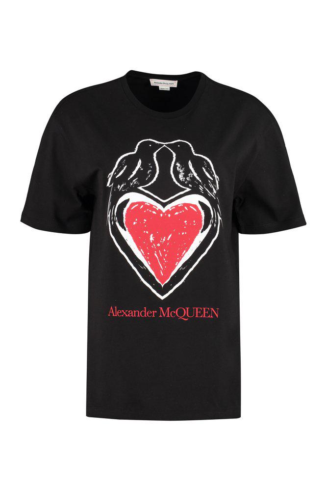 Alexander McQueen Graphic Print T-Shirt商品第1张图片规格展示
