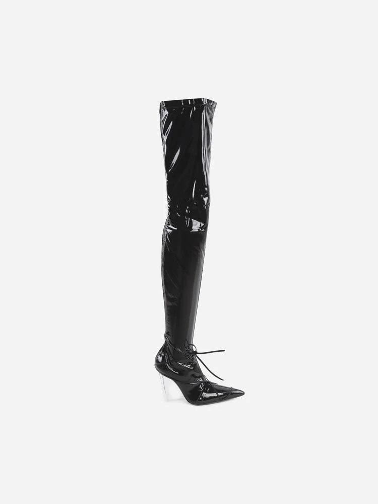 商品Peter Do|Peter Do Latex Cuissardes Boots,价格¥13359,第1张图片