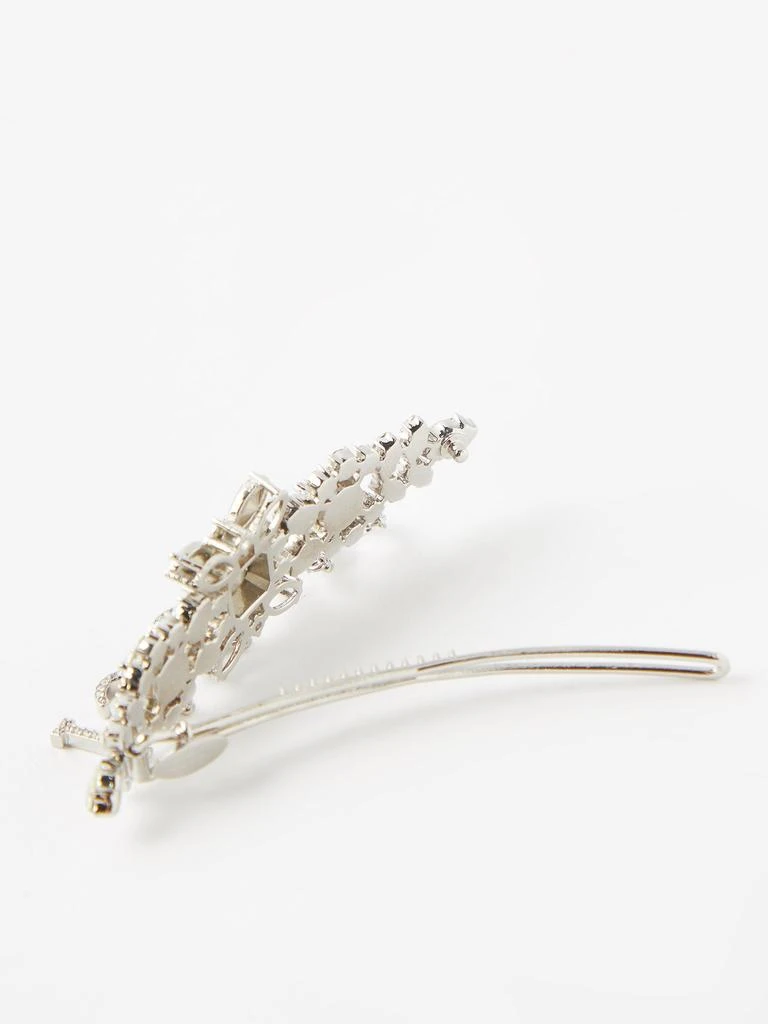 商品Gucci|Logo-charm crystal-embellished hair clip,价格¥6104,第4张图片详细描述