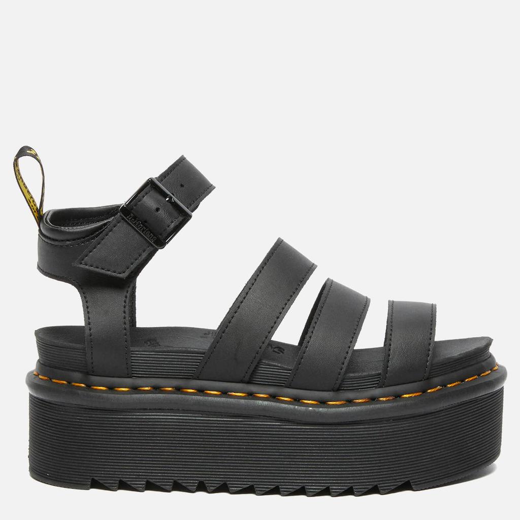 Dr. Martens Women's Blaire Quad Sandals - Black商品第1张图片规格展示