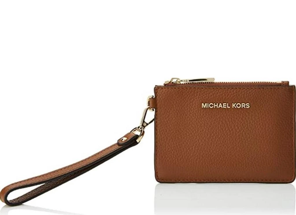 商品Michael Kors|Ladies Small Mercer Pebbled Leather Coin Case - Luggage,价格¥394,第1张图片