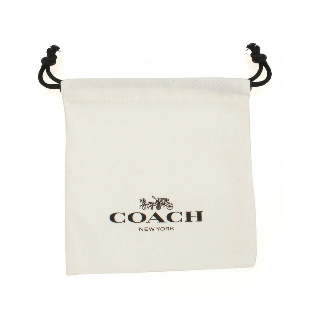 商品Coach|Clear Resin Signature Quilted Lucite Padlock Pendant Necklace,价格¥1360,第3张图片详细描述