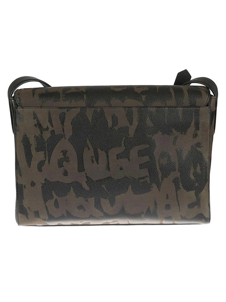 商品Alexander McQueen|Alexander McQueen Logo All-Over Printed Shoulder Bag,价格¥9748,第2张图片详细描述