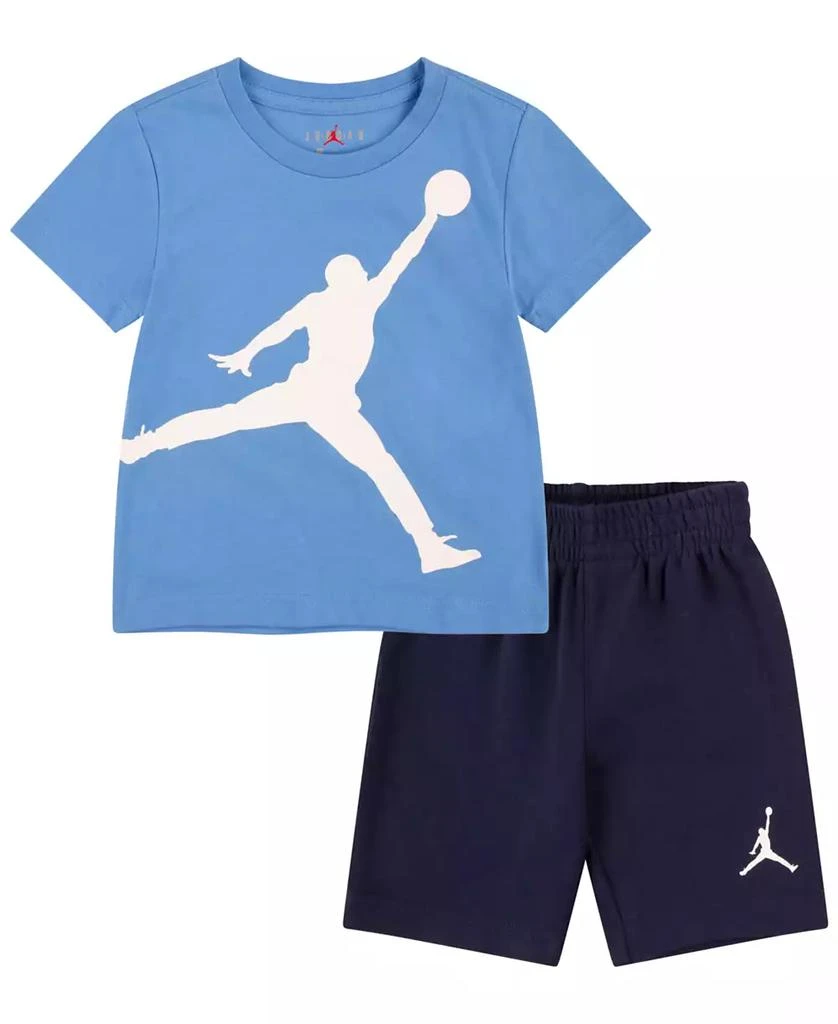 商品Jordan|Toddler Boys 2-Piece Jumbo Jumpman T-Shirt and Shorts Set,价格¥255,第1张图片