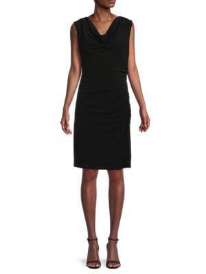 商品Calvin Klein|​Cowlneck Sheath Dress,价格¥426,第1张图片