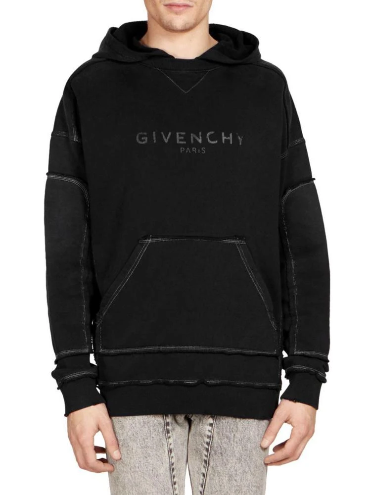 商品Givenchy|Washed Black Logo 连帽衫,价格¥3965,第1张图片