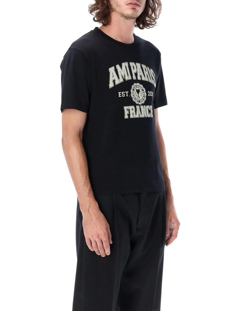 商品AMI|AMI Paris Logo Printed Crewneck T-Shirt,价格¥640,第3张图片详细描述