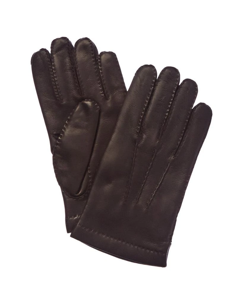 商品Portolano|Portolano Men's Chocolate Cashmere-Lined Leather Gloves,价格¥580,第1张图片
