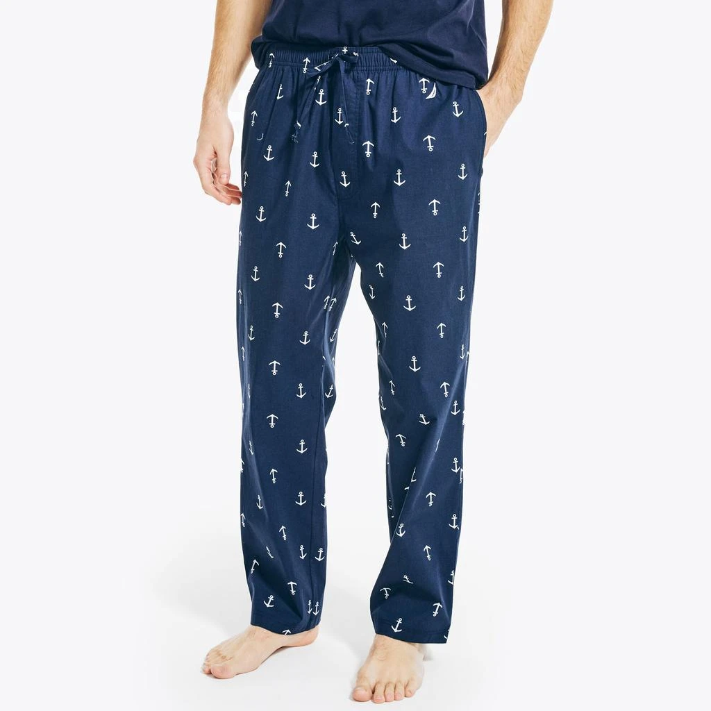 商品Nautica|Nautica Mens Anchor Print Sleep Pant,价格¥135,第1张图片