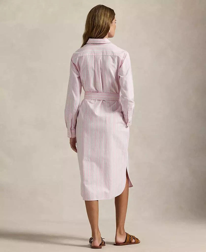 商品Ralph Lauren|Women's Belted Cotton Oxford Shirtdress,价格¥1687,第4张图片详细描述