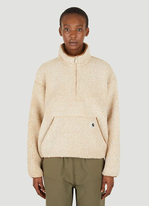 商品Carhartt WIP|Ella Fleece Jacket in Beige,价格¥1407,第1张图片