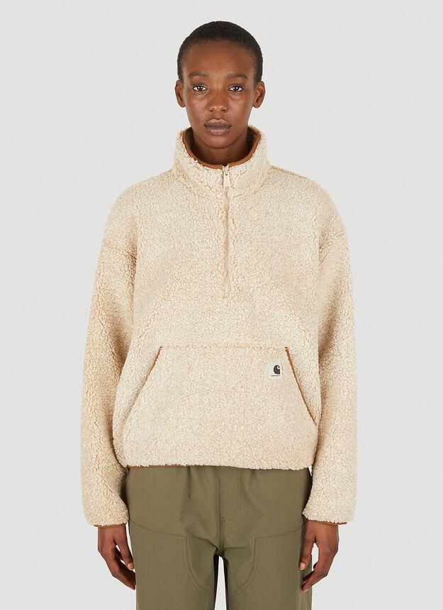 商品Carhartt WIP|Ella Fleece Jacket in Beige,价格¥1178,第1张图片