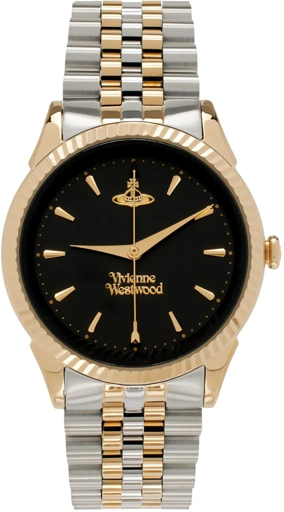 商品Vivienne Westwood|Silver & Gold Seymour Watch,价格¥3433,第1张图片