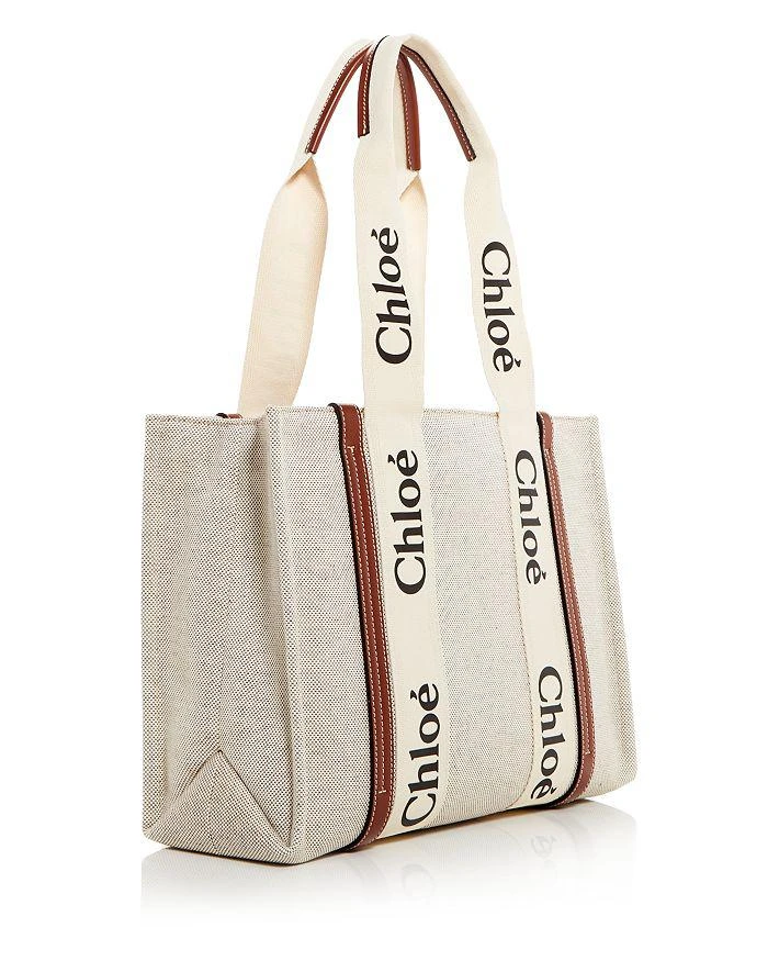商品Chloé|Woody Medium Canvas Tote,价格¥10322,第4张图片详细描述