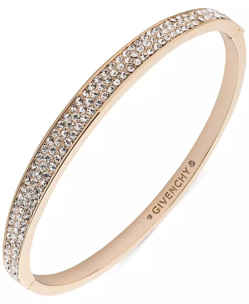 商品Givenchy|Gold-Tone Pavé Crystal Bangle Bracelet,价格¥309,第1张图片