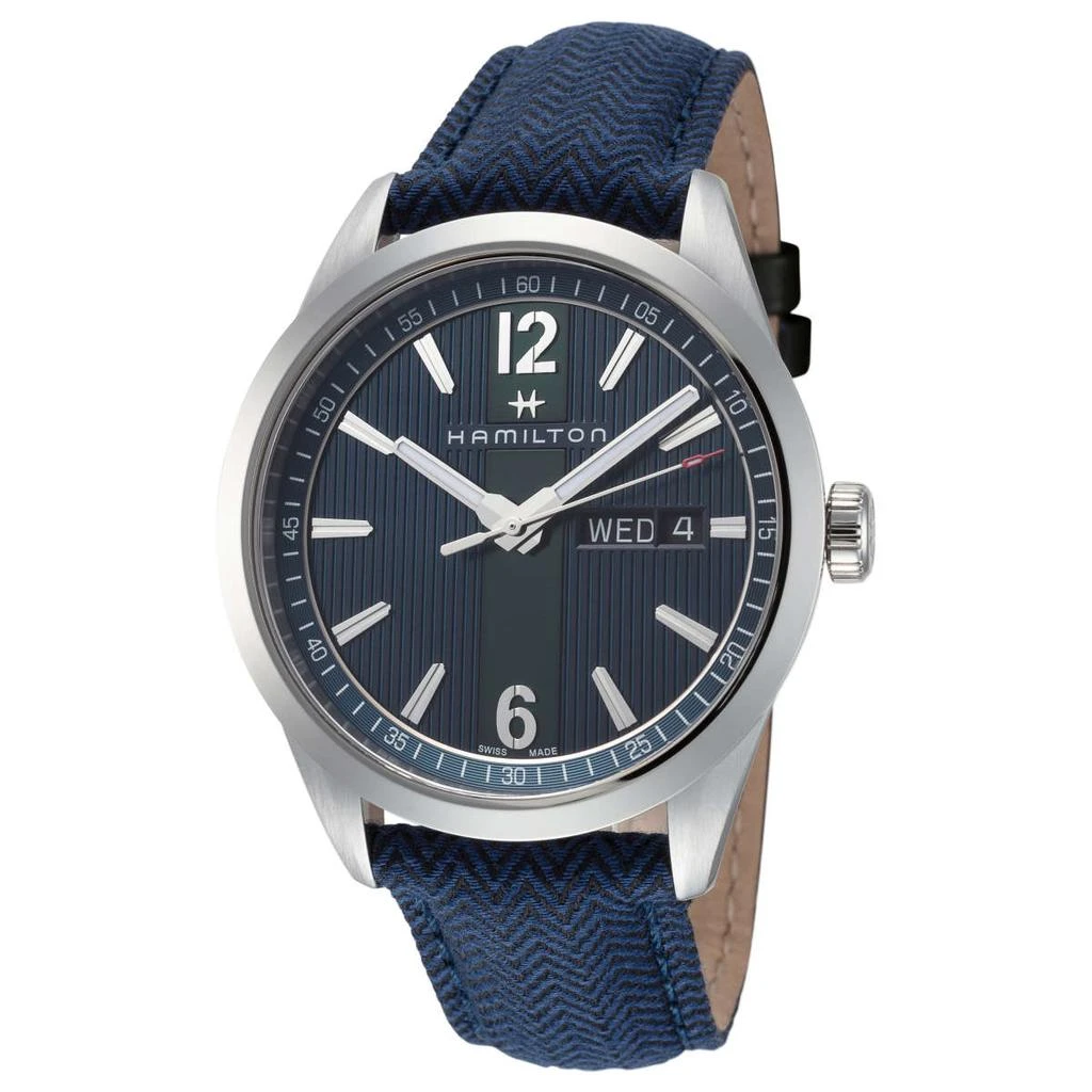商品Hamilton|	汉密尔顿 男士石英腕表 布艺表带 40mm H43311941,价格¥1555,第1张图片