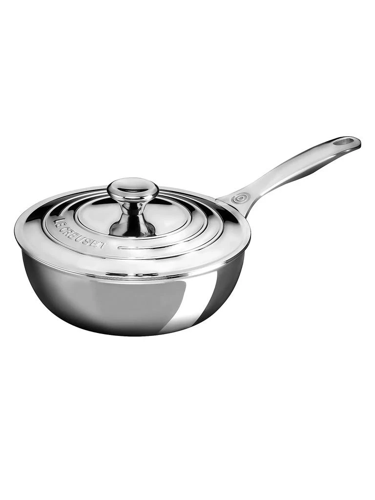 商品Le Creuset|2-Quart Stainless Steel Sauce Pan with Lid,价格¥1632,第1张图片