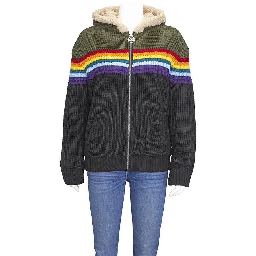 商品GCDS|Ladies Sherpa Lined Rooded Rainbow Sweater,价格¥750,第1张图片