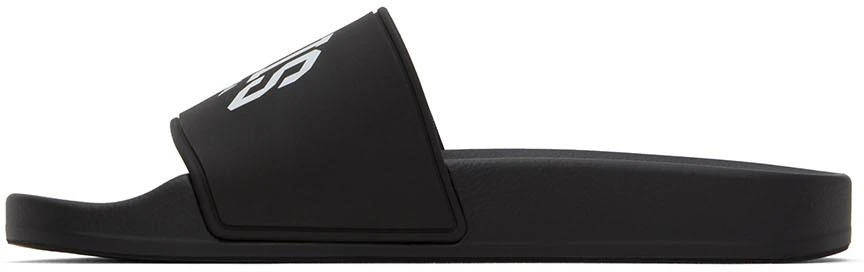 商品Balenciaga|Black Cities 'Paris' Slide Sandals,价格¥1356,第3张图片详细描述