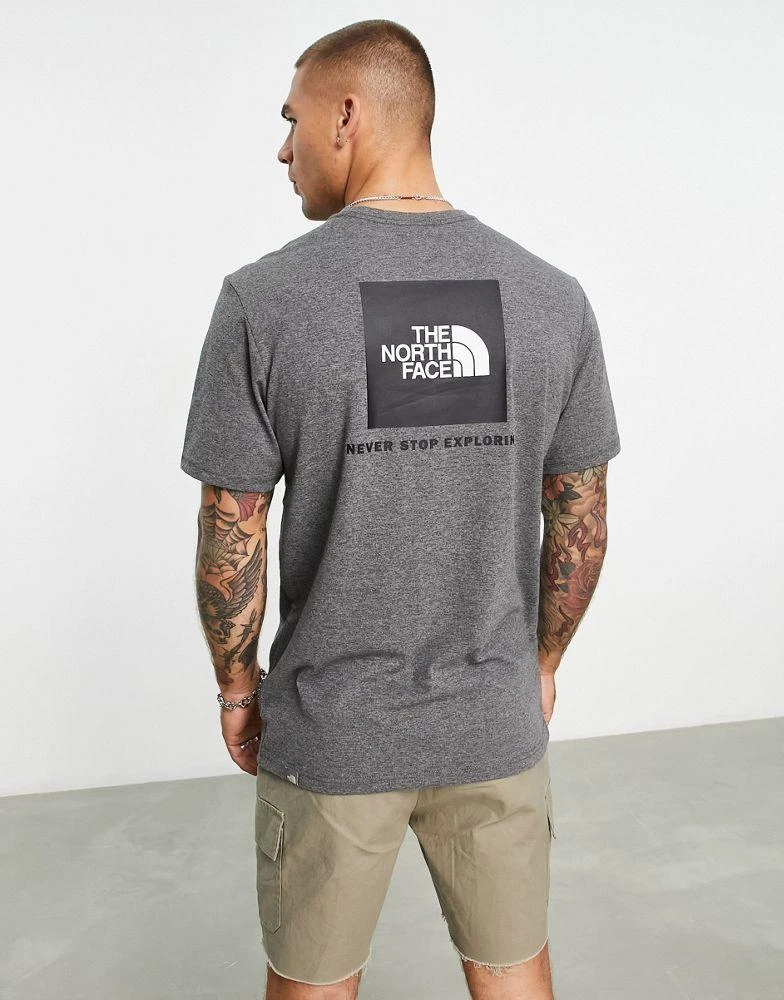 商品The North Face|The North Face Red Box t-shirt in grey,价格¥159,第1张图片