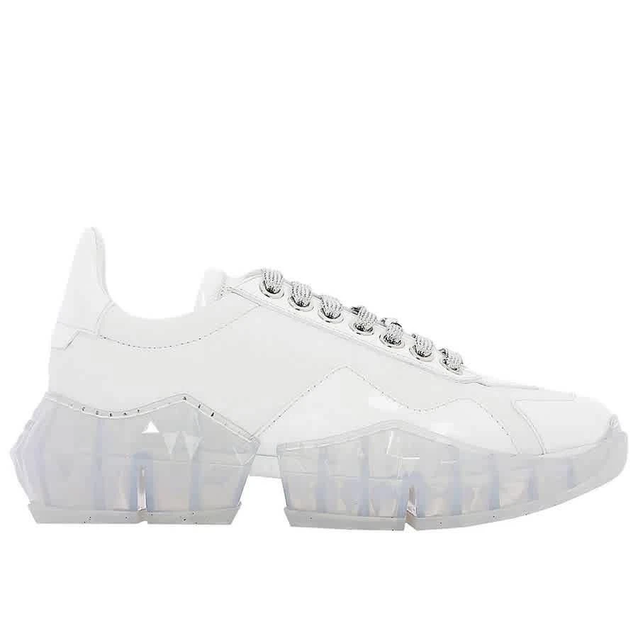 商品Jimmy Choo|Jimmy Choo Ladies footwear 183 DIAMOND/F CAT WHITE,价格¥1522,第1张图片