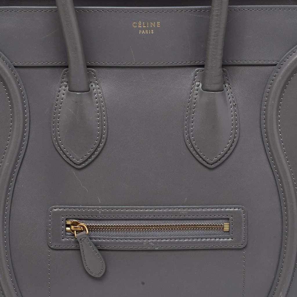 Celine Grey Leather Mini Luggage Tote 商品