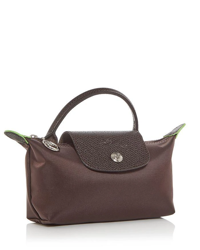 商品Longchamp|女式 Le Pliage 绿色迷你手拿包,价格¥813,第4张图片详细描述