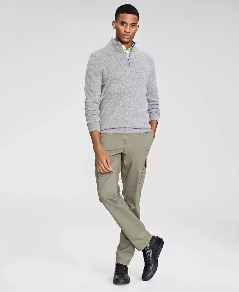 商品Club Room|Men's Cashmere Quarter-Zip Sweater, Created for Macy's,价格¥1860,第1张图片详细描述