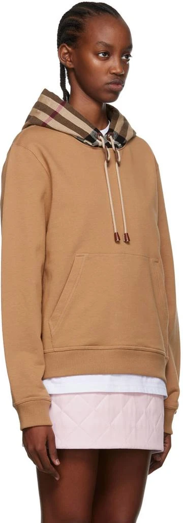 商品Burberry|Tan Check Hood Hoodie,价格¥7770,第2张图片详细描述