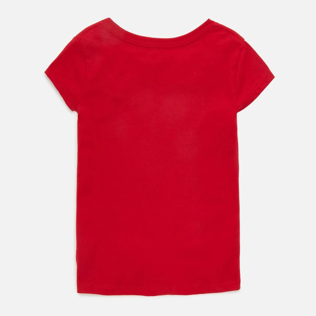 商品Ralph Lauren|Polo Ralph Lauren Girls' Short Sleeved Logo T-Shirt - Red,价格¥153,第2张图片详细描述