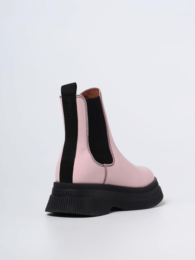 Ganni rubber ankle boots with contrasting sole商品第3张图片规格展示