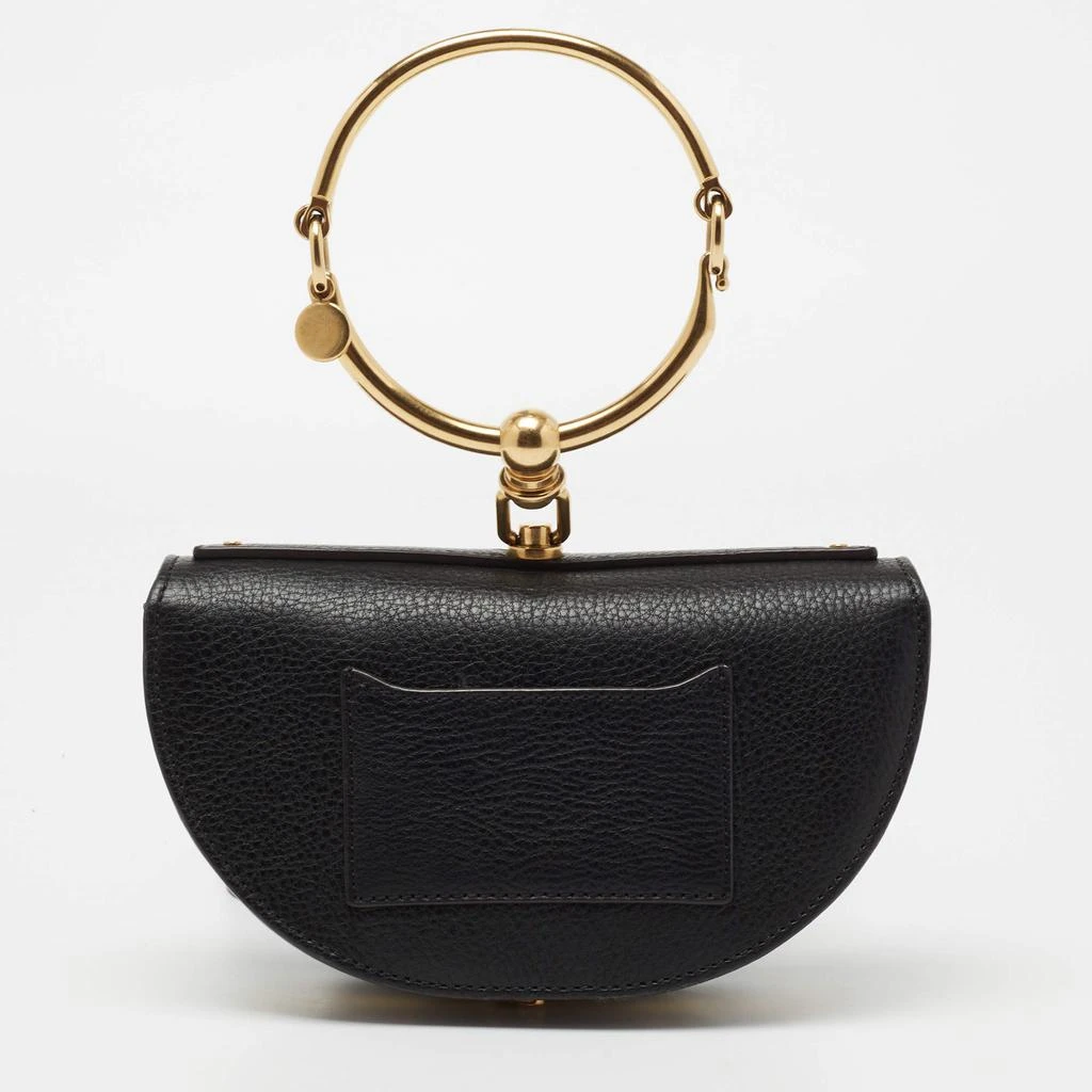商品[二手商品] Chloé|Chloé Black Leather Small Nile Minaudière Crossbody Bag,价格¥6280,第4张图片详细描述