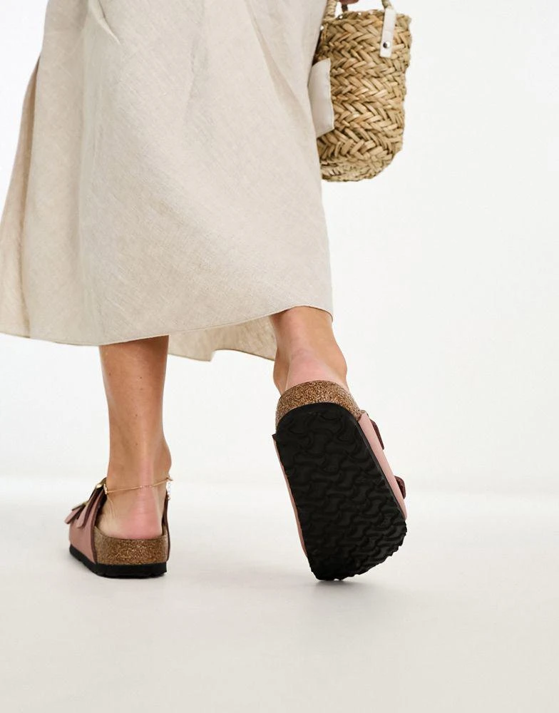 商品Birkenstock|Birkenstock Arizona sandals in rose pink nubuck,价格¥1001,第3张图片详细描述