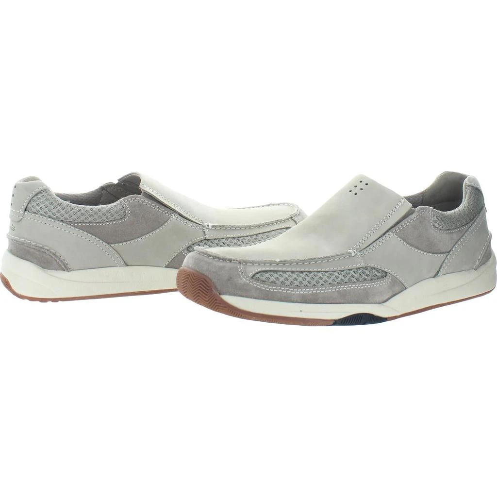 商品Clarks|Clarks Langton Easy Men's Nubuck Mixed Media Slip On Shoes,价格¥305,第3张图片详细描述
