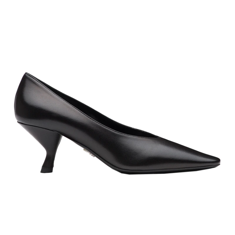 商品Prada|PRADA 黑色女士高跟鞋 1I409M-038-F0002,价格¥2459,第1张图片