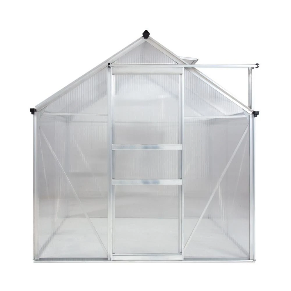 商品Ogrow|Aluminium Greenhouse - Walk-In 6' x 4'- With Sliding Door and Adjustable Roof Vent,价格¥3855,第1张图片