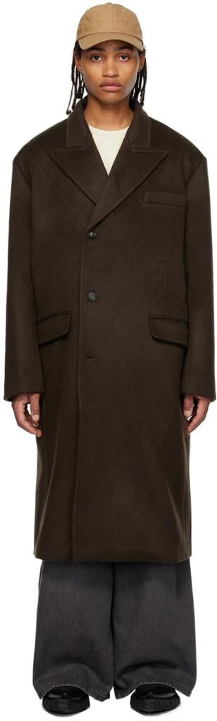 商品The Frankie Shop|Brown Curtis Trench Coat,价格¥6675,第1张图片