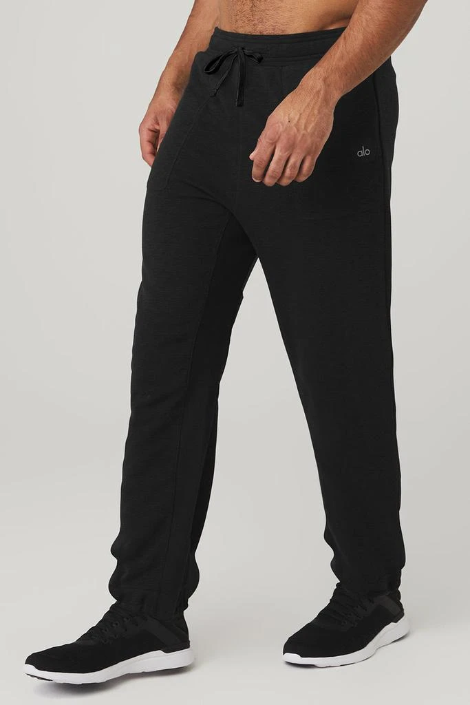 商品Alo|The Qualifier Pant - Black Slub,价格¥445,第3张图片详细描述