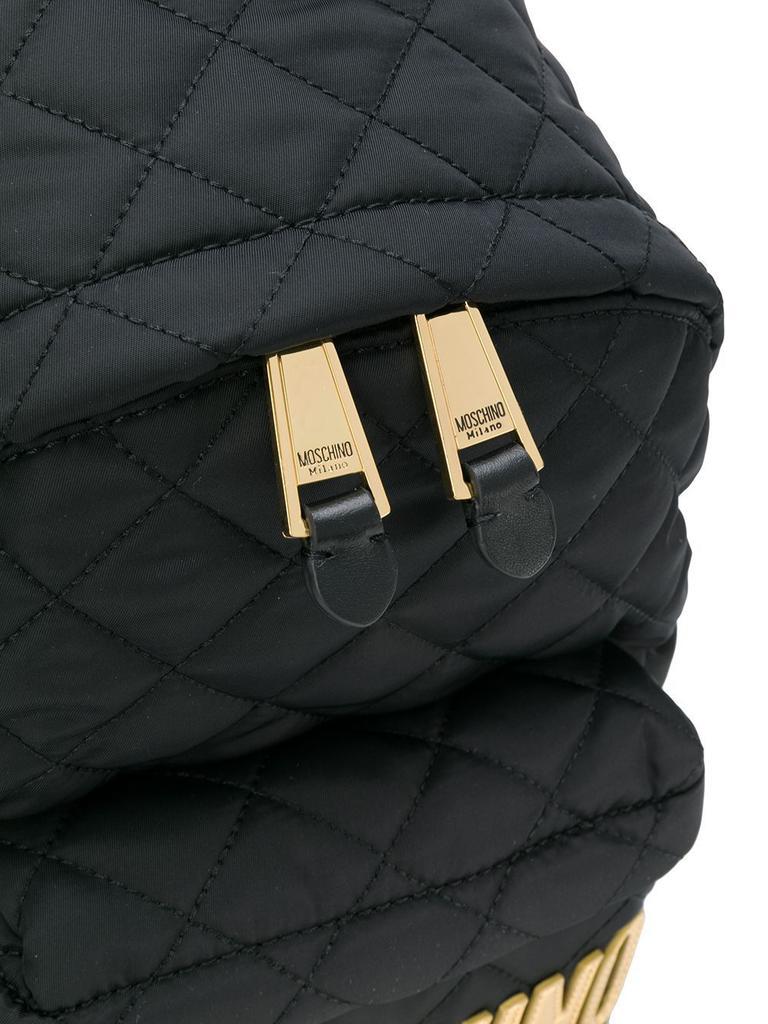 商品Moschino|Moschino Women's  Black Polyamide Backpack,价格¥2922,第7张图片详细描述