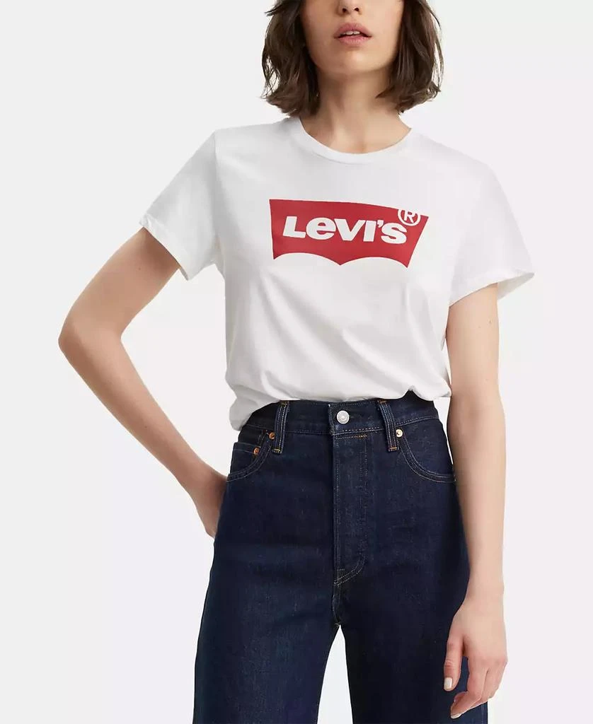 商品Levi's|女款透气棉质 Logo短袖T恤,价格¥75,第1张图片