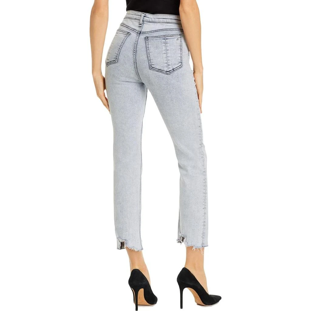 商品Rag & Bone|Nina Womens High Rise Frayed Hem Cropped Jeans,价格¥766,第2张图片详细描述