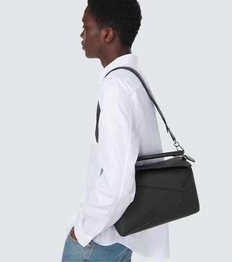 商品Loewe|Puzzle Medium leather shoulder bag,价格¥29444,第3张图片详细描述