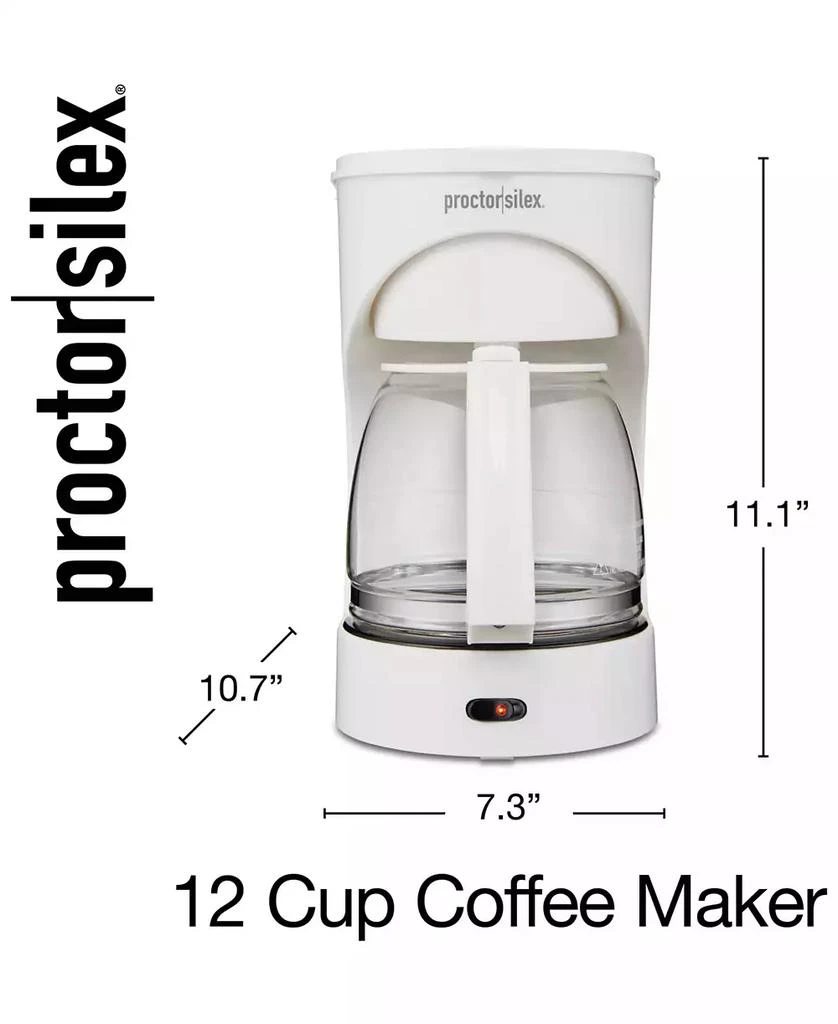 商品Proctor Silex|12-Cup Coffee Maker, Compatible with Smart Plugs,价格¥200,第2张图片详细描述