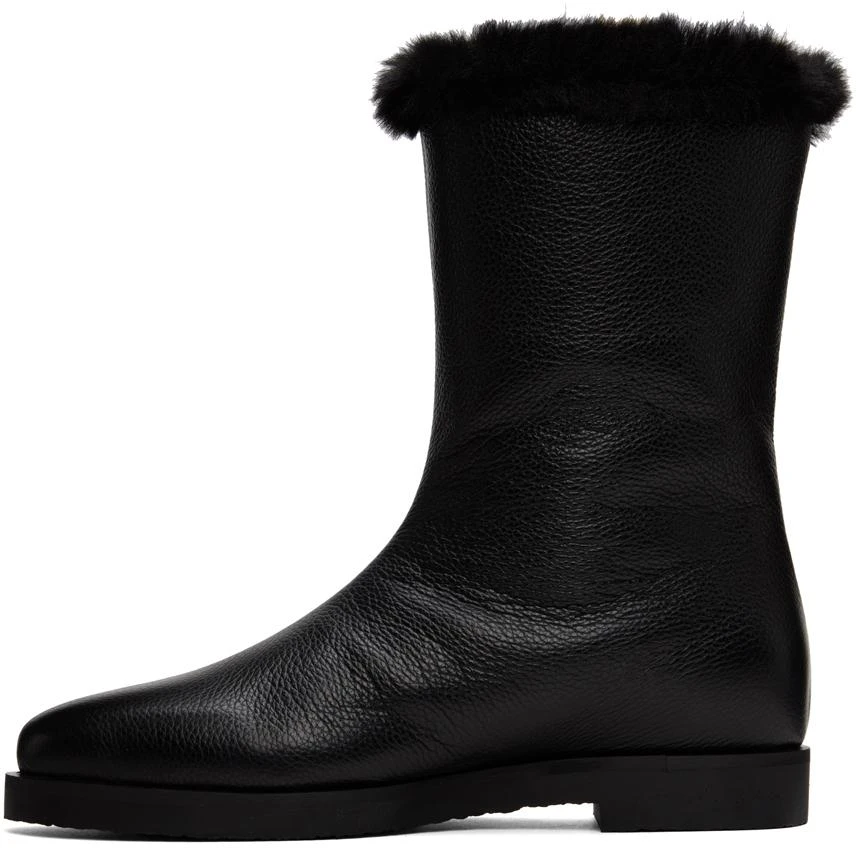 商品Totême|Black 'The Off-Duty' Boots,价格¥5070,第3张图片详细描述