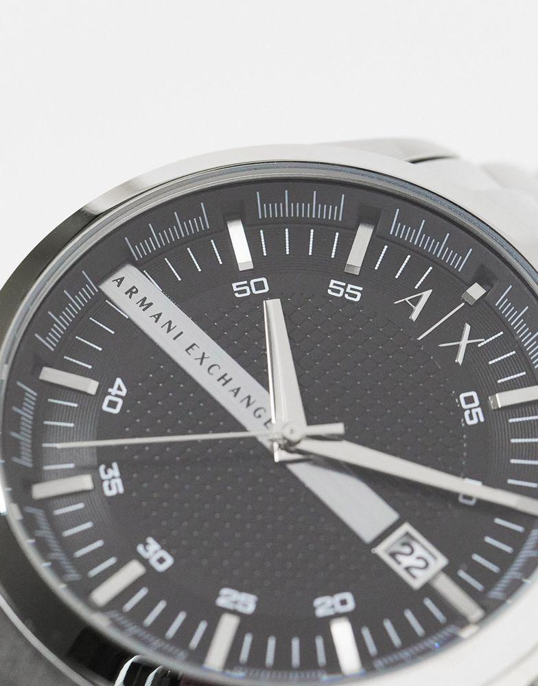 Armani Exchange AX2103 Hampton bracelet watch in silver商品第3张图片规格展示