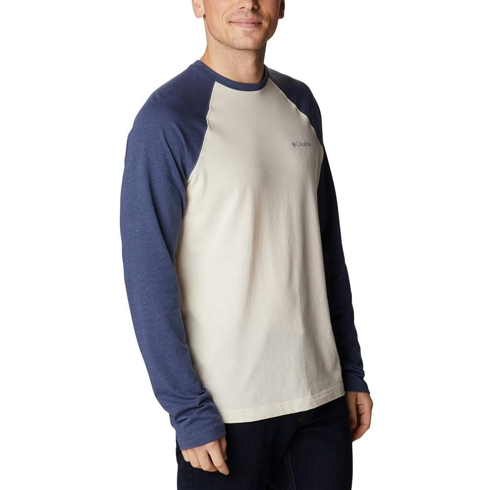 商品Columbia|Men's Thistletown Hills Colorblocked Logo Graphic Raglan-Sleeve Tech T-Shirt,价格¥185,第5张图片详细描述