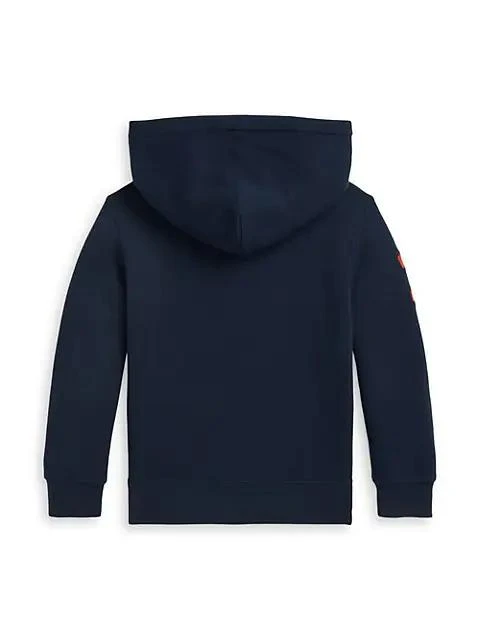 商品Ralph Lauren|Little Boy's Equestrian Fleece Hoodie,价格¥362,第2张图片详细描述