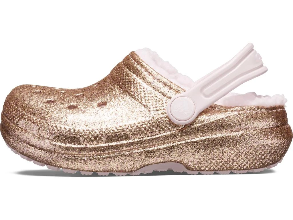 商品Crocs|Classic Lined Glitter Clog (Little Kid/Big Kid),价格¥341,第3张图片详细描述