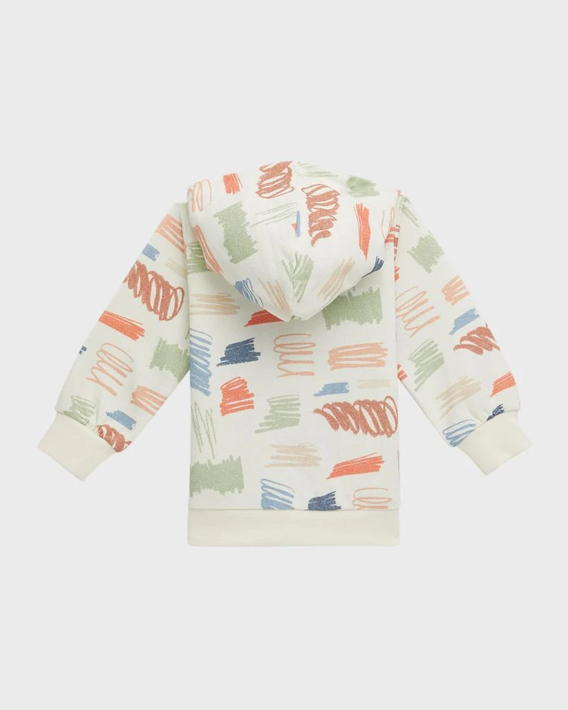 商品Mon Coeur|Baby Multicolor Scribble-Print Hoodie, Size 3M-24M,价格¥588,第2张图片详细描述